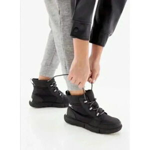 New Sorel Explorer II Carnival Sport Waterproof Black Boot Women's Size 7